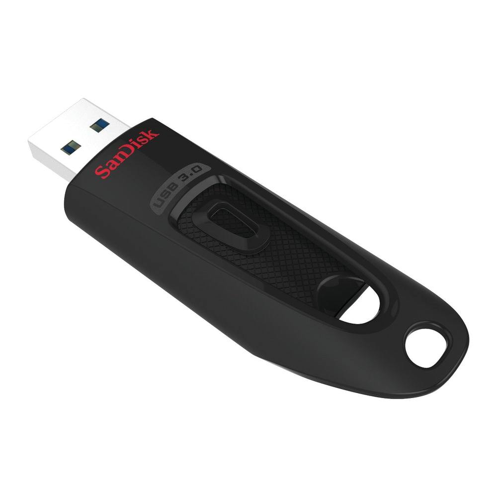 SanDisk Ultra USB 3.0 Flash Drive, 128GB, Black