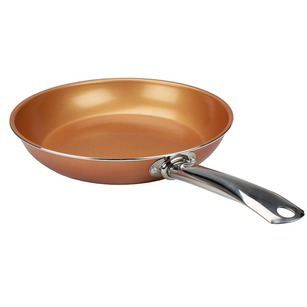 Brentwood Induction Aluminum Non-Stick Frying Pan, 10in, Copper