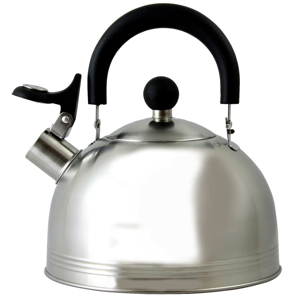 Mr. Coffee Carterton 1.5-Quart Tea Kettle, Chrome