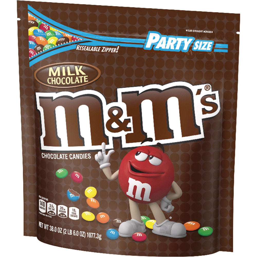 M&Ms Milk Chocolate Candies - Milk Chocolate - 2.37 lb - 1 / Bag