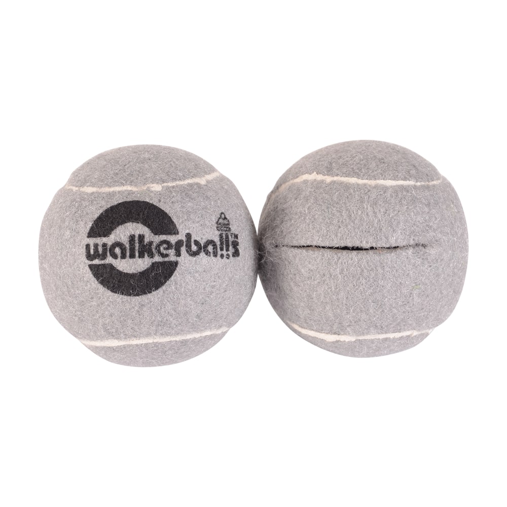 Walkerballs Walker Tennis Ball Glides, Gray, Pack Of 2