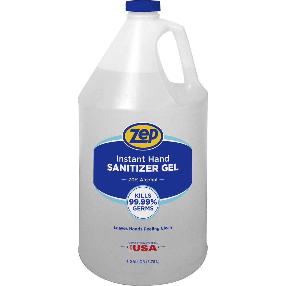 Zep Hand Sanitizer Gel, Clean Scent, 1 Gallon