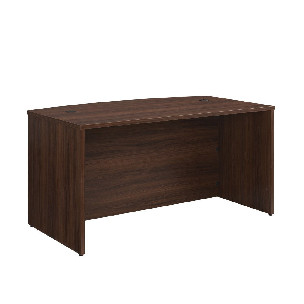 Sauder Affirm 54inW Bow-Front Computer Desk, 54inW, Noble Elm