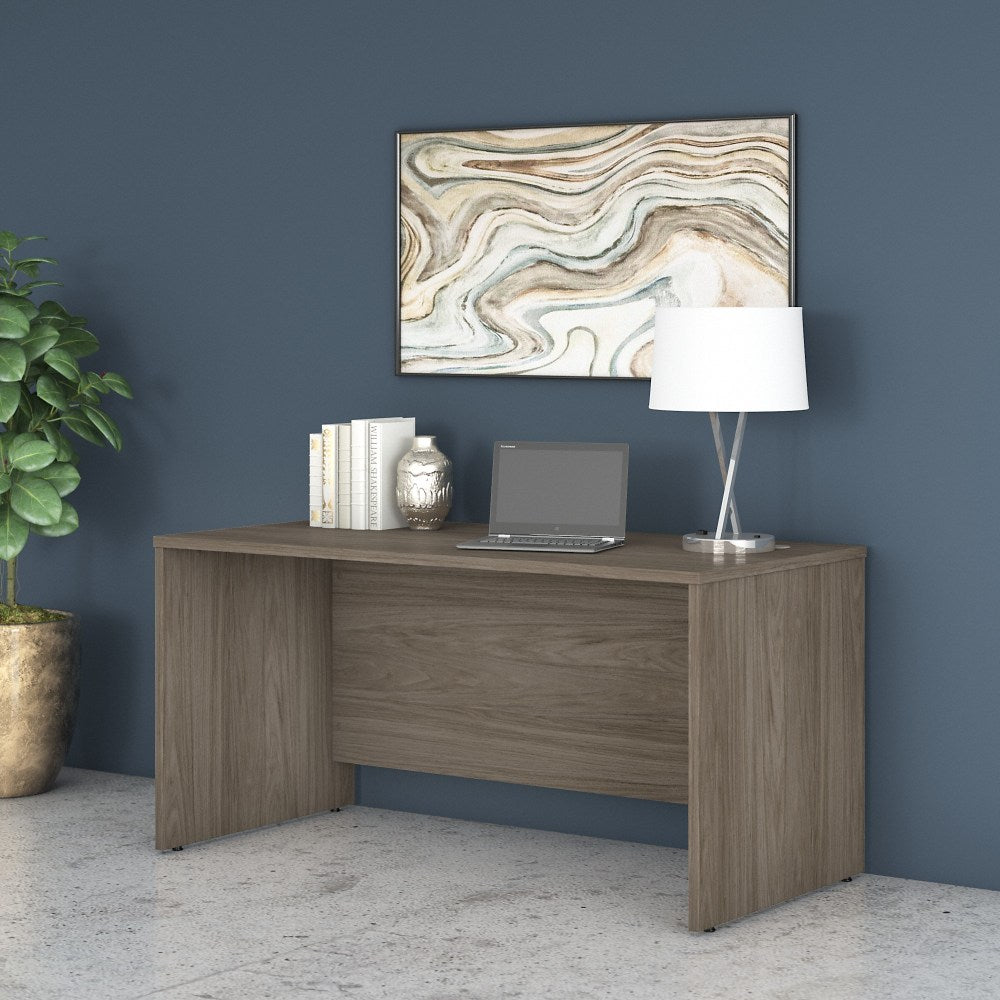 Bush Business Furniture Studio C 60inW Office Computer Desk, Modern Hickory, Standard Delivery