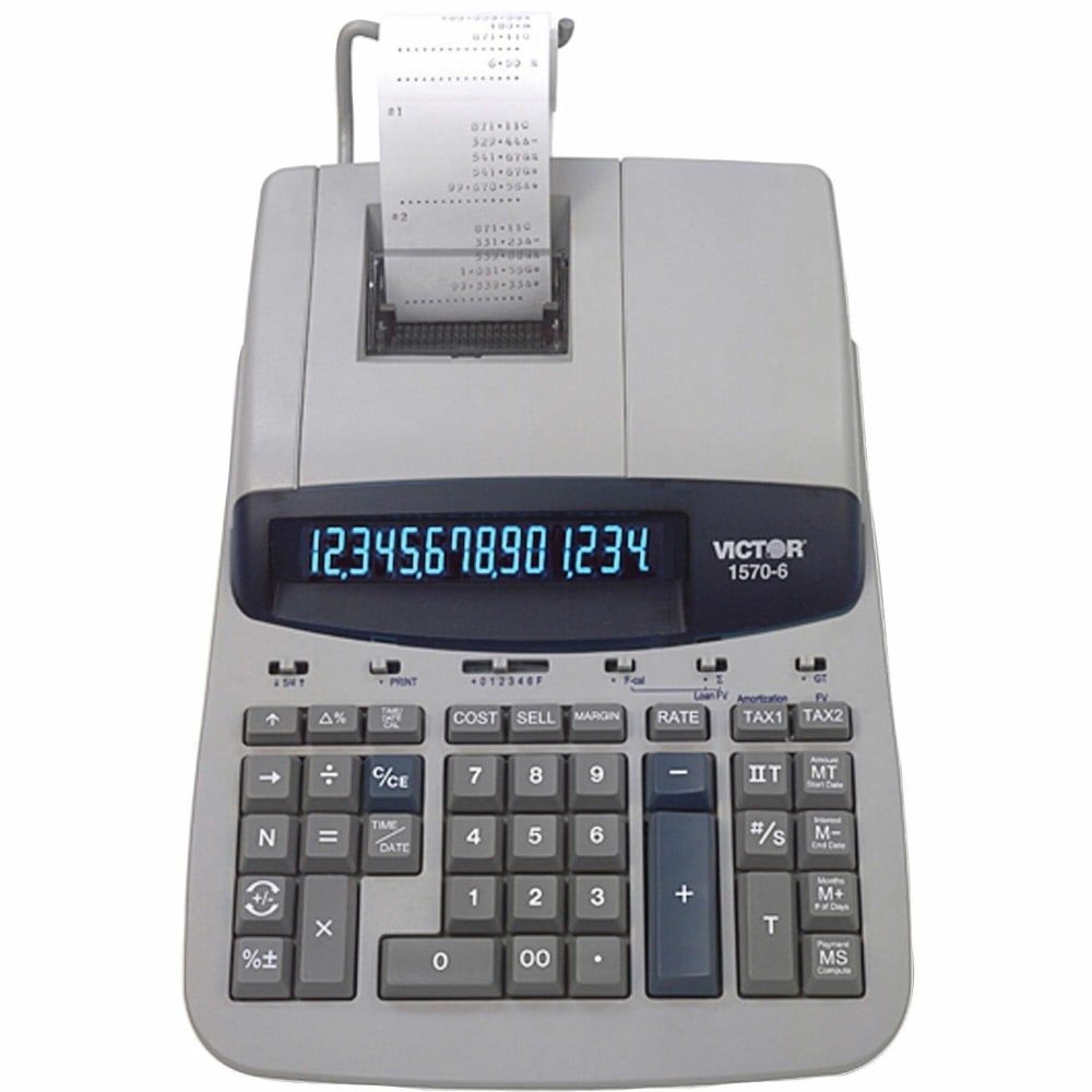 Victor 1570-6 Professional Heavy-Duty Commercial Printing Calculator