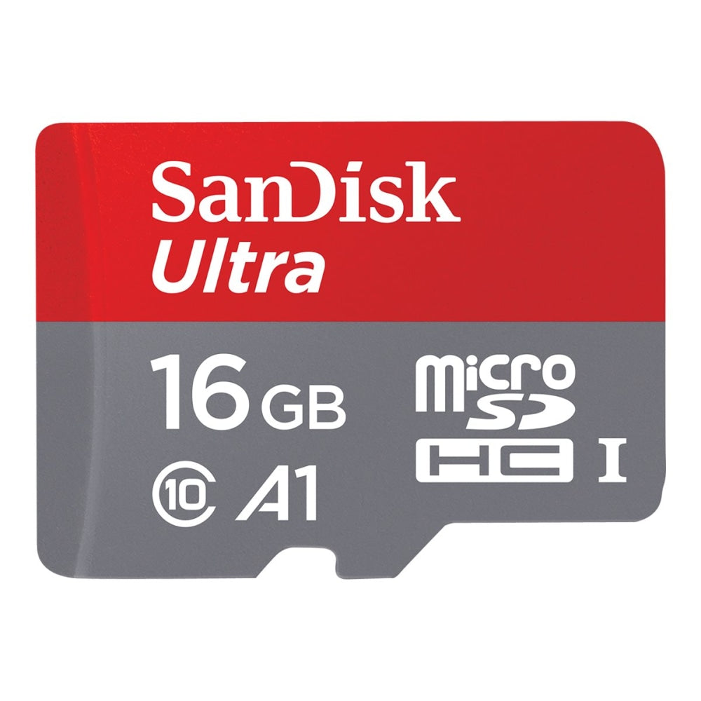 SanDisk Ultra - Flash memory card (microSDHC to SD adapter included) - 16 GB - Class 10 - microSDHC UHS-I