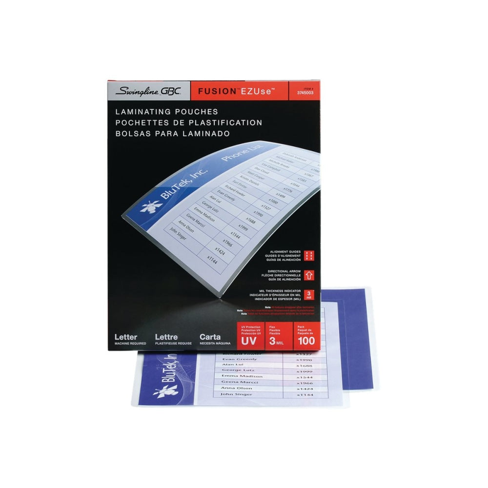 Swingline GBC EZUse Thermal Laminating Pouches