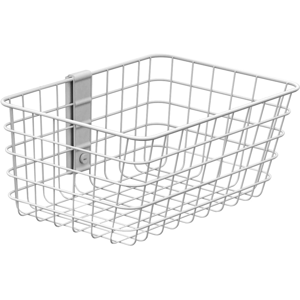 Ergotron SV Wire Basket, Small - Small - 5 lb Weight Capacity - 14in Length x 12in Width x 5in Height - White