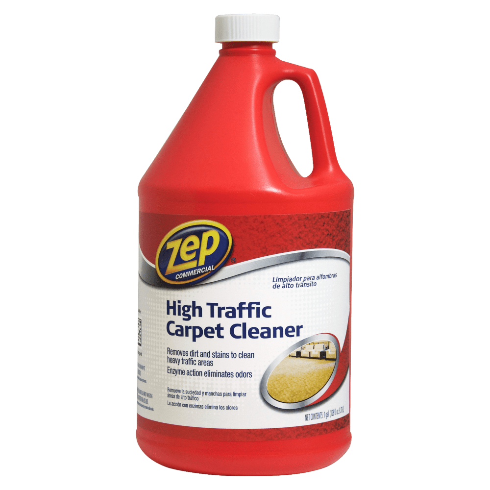 Zep High-Traffic Carpet Cleaner, 128 Oz Bottle