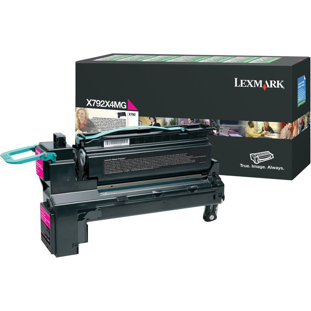 Lexmark X792X4MG Magenta Extra-High Yield Return Program Toner Cartridge