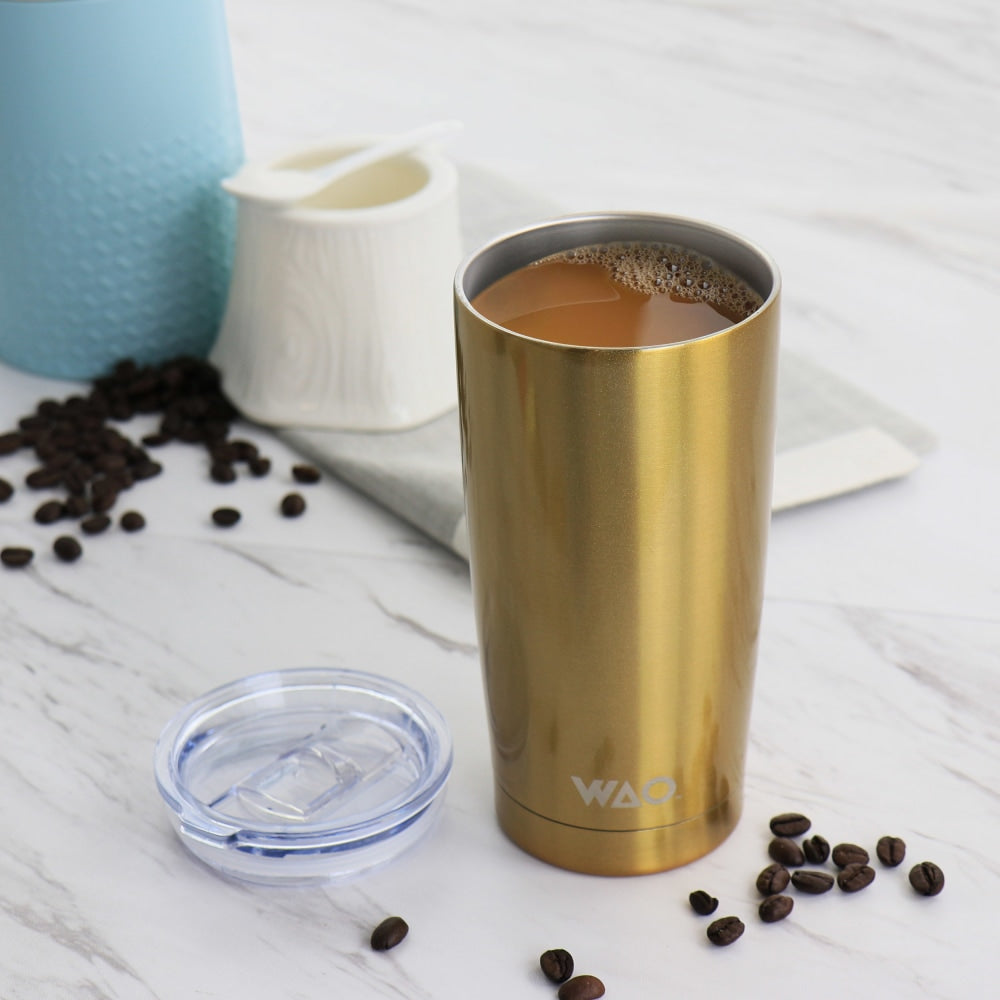 Gibson WAO Thermal Tumbler, 18 Oz, Dark Gold