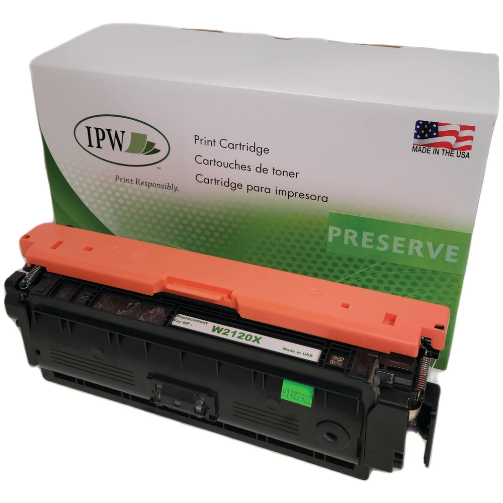 IPW Preserve Remanufactured Black High Yield Toner Cartridge Replacement For HP W2120X, W2120XN-ODP