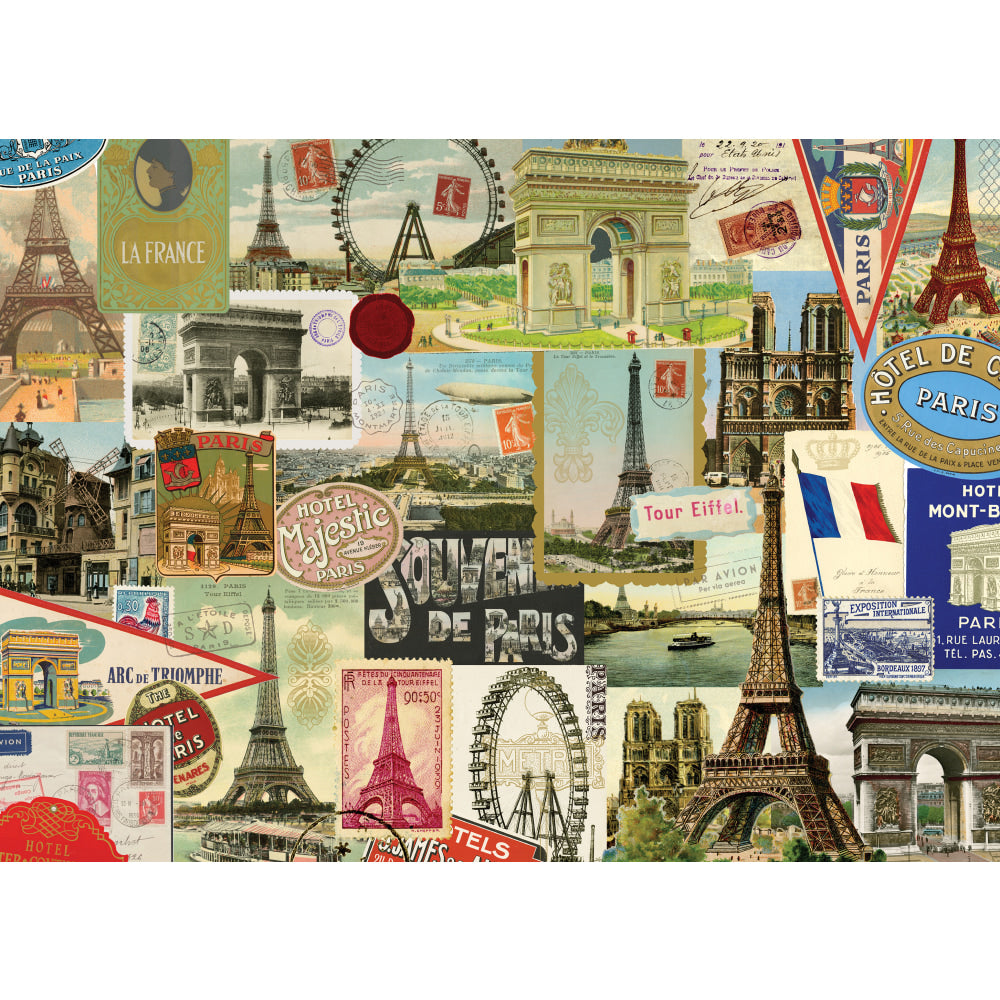 Willow Creek Press 1,000-Piece Puzzle, 26-5/8in x 19-1/4in, Vintage Paris