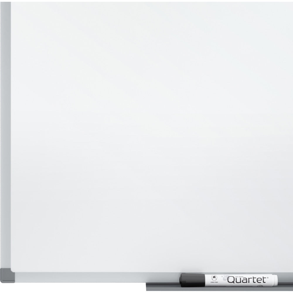 Quartet Standard DuraMax Porcelain Magnetic Dry-Erase Whiteboard, 72in x 48in, Aluminum Frame With Silver Finish