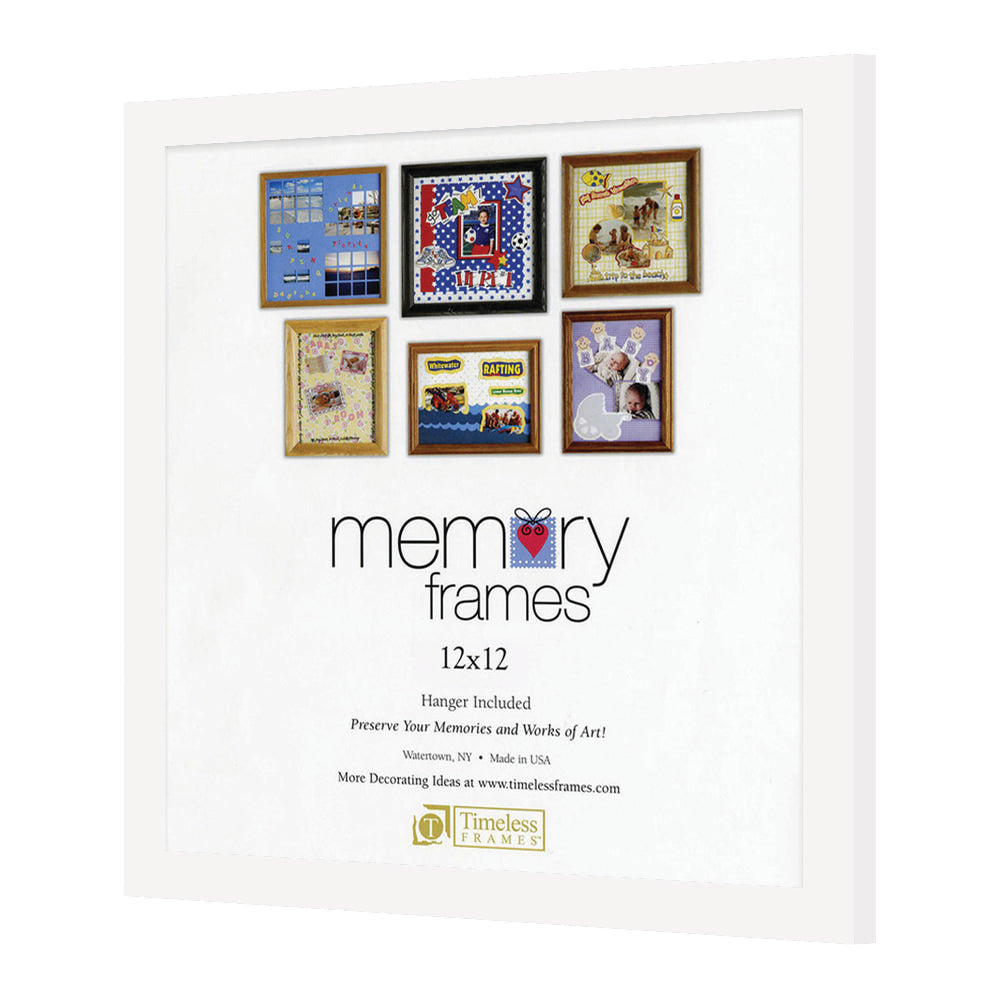 Timeless Frames Anna Memory Frame, 12in x 12in, White