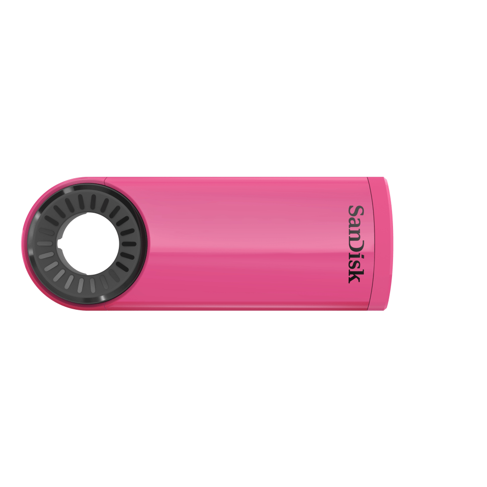 SanDisk Cruzer Dial USB 2.0 Flash Drive, 32GB, Pink