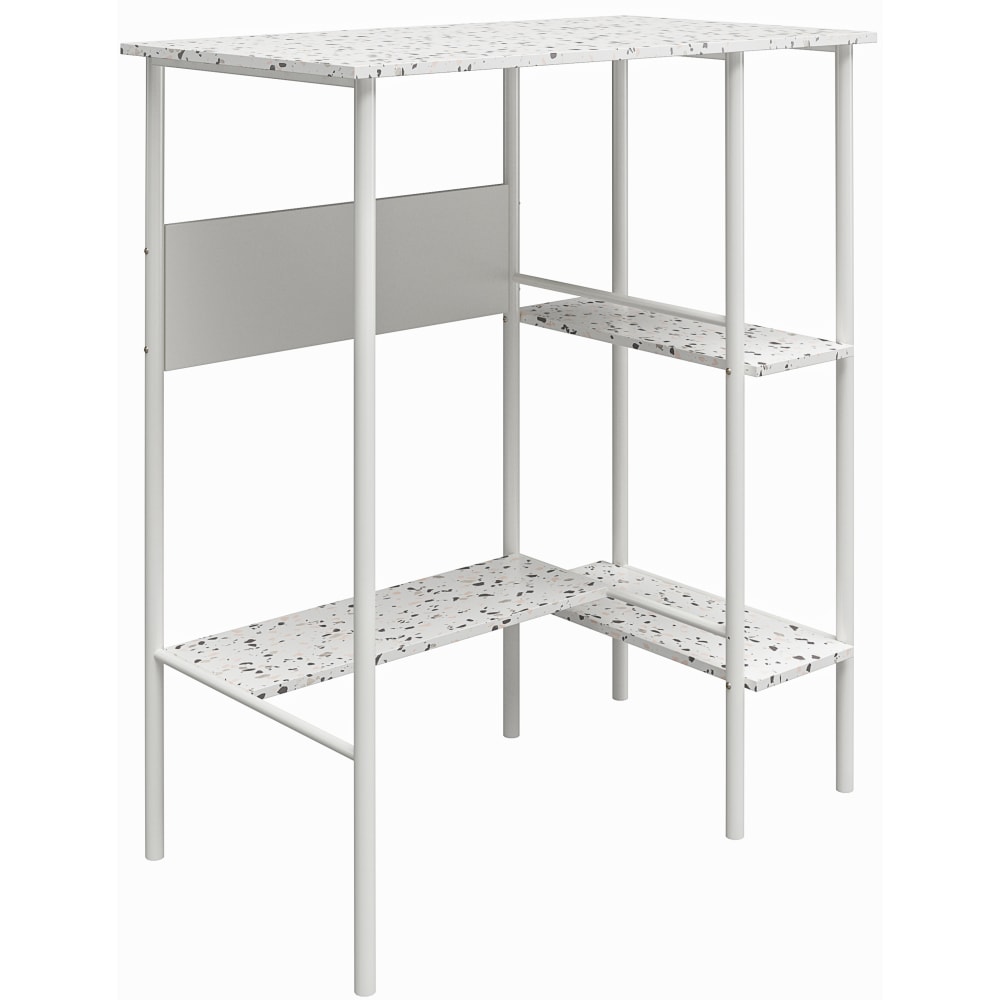 Ameriwood Home Berkeley 36inW Standing Desk, White Marble