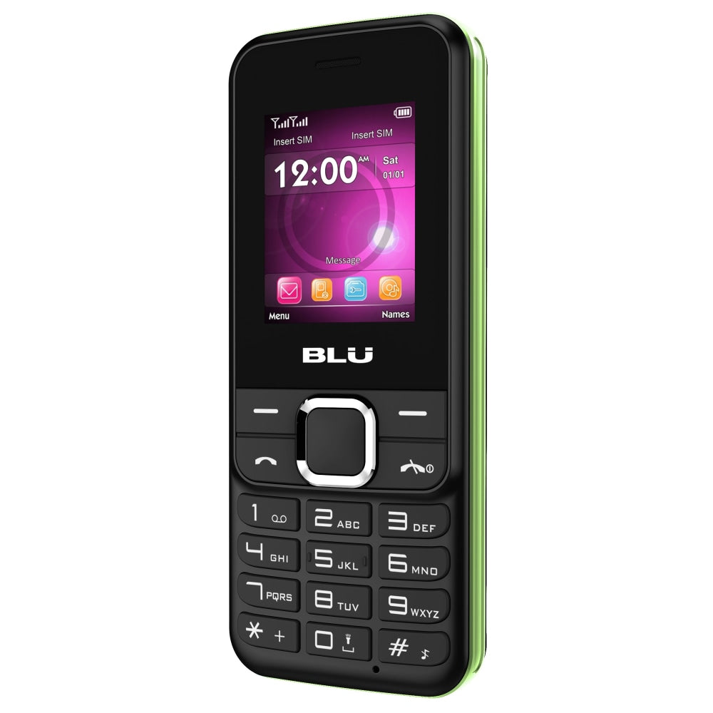 BLU Tank Plus 2 T530 Cell Phone, Black Lime