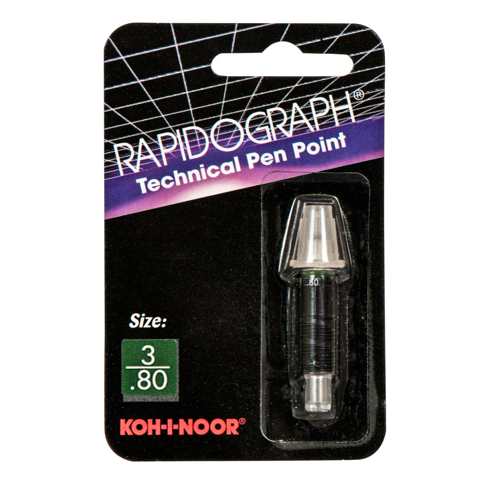 Koh-I-Noor Rapidograph No. 72D Replacement Point, 3, 0.8 mm