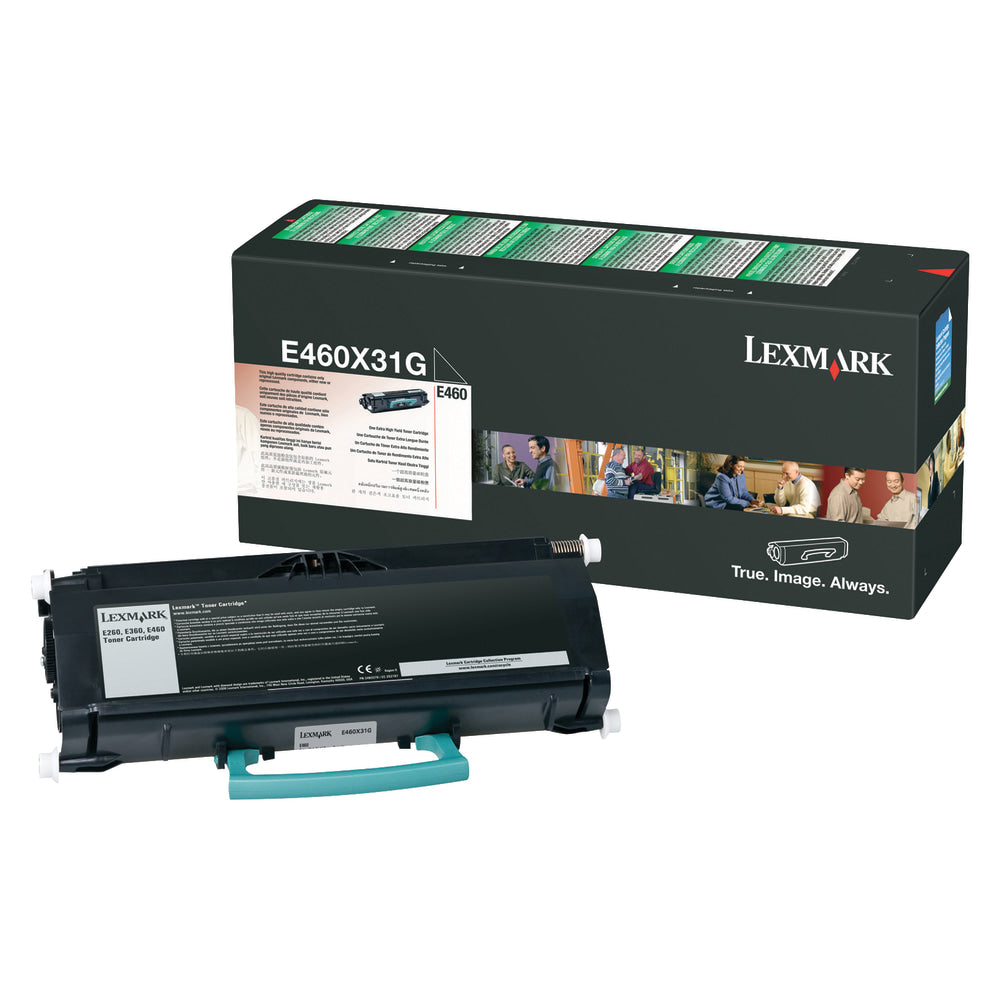 Lexmark E460X31G Black Extra-High Yield Toner Cartridge