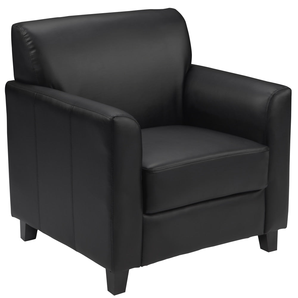 Flash Furniture HERCULES Diplomat Series Leathersoft Chair, Black