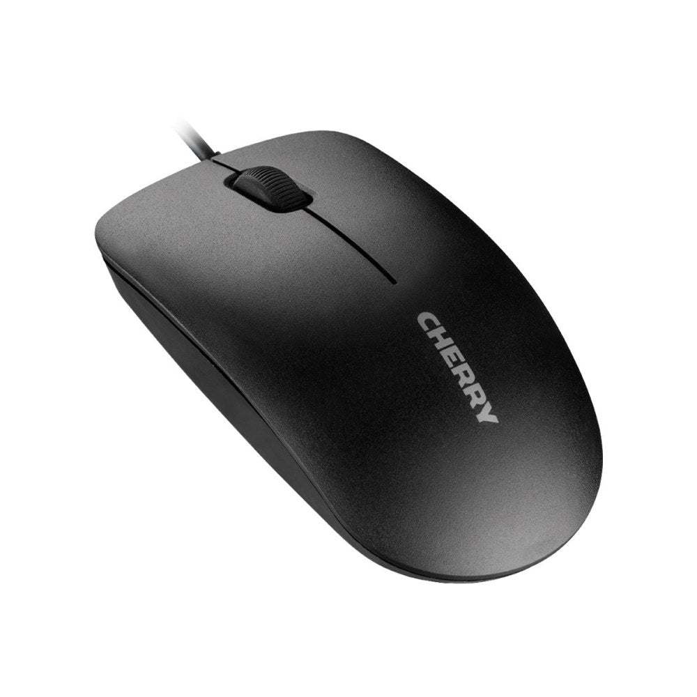 CHERRY MC 1000 - Mouse - right and left-handed - optical - 3 buttons - wired - USB - black