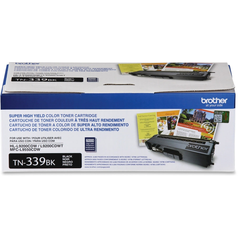 Brother TN-339 Black High Yield Toner Cartridge, TN-339BK