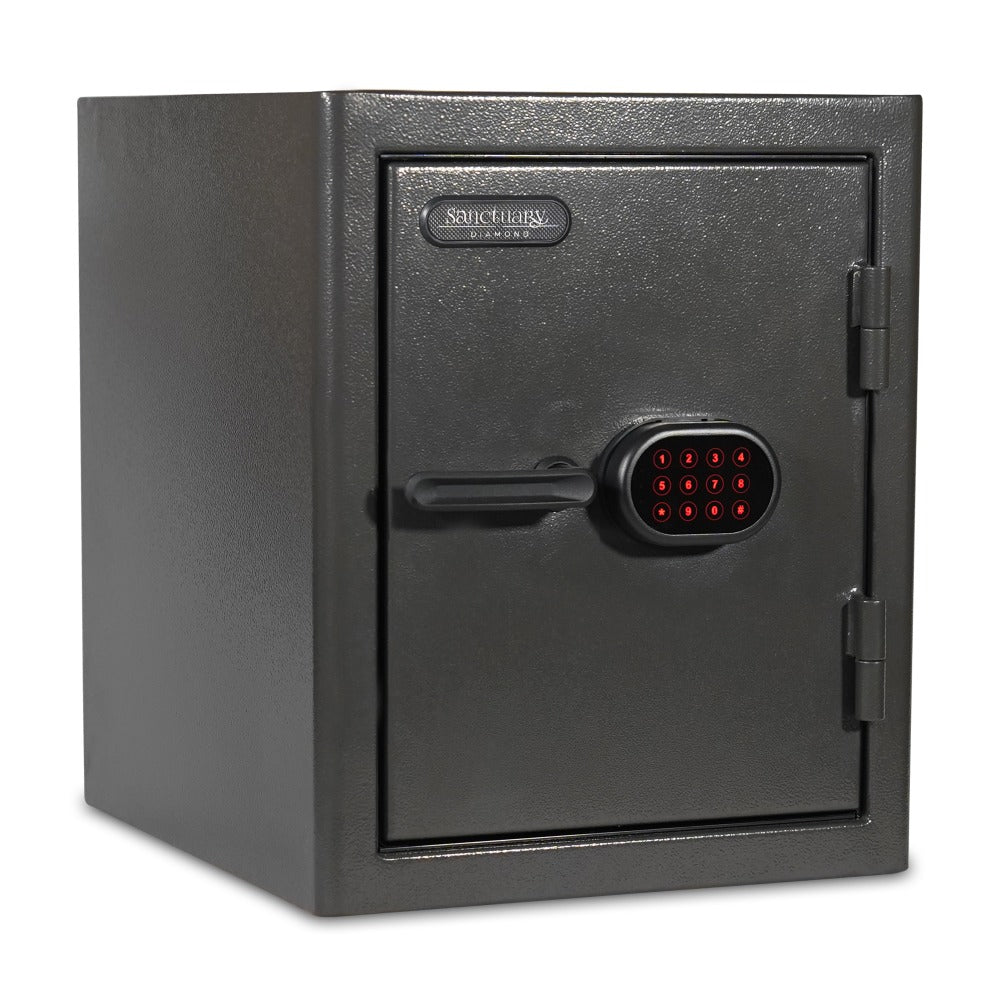 Sanctuary Diamond Digital Home/Office Safe, 2.33 Cu. Ft., Dark Grey Hammertone