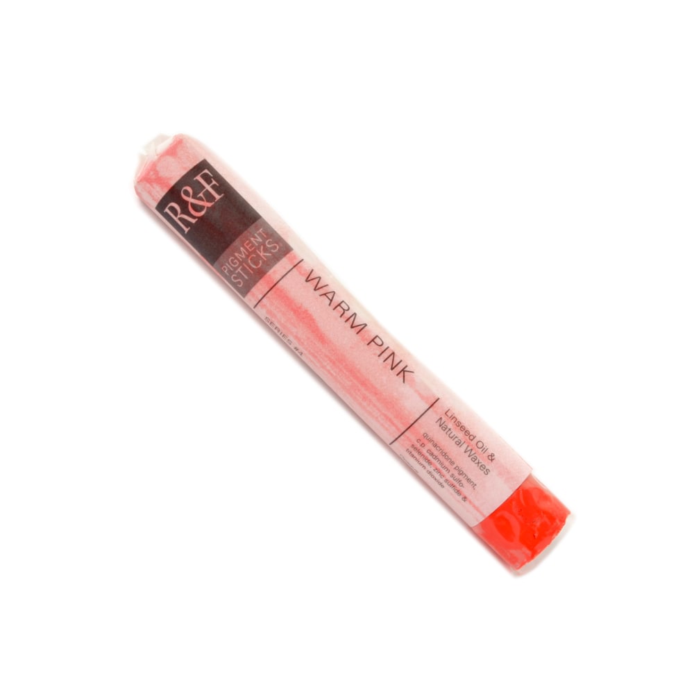 R & F Handmade Paints Pigment Sticks, 38 mL, Warm Pink, Pack Of 2