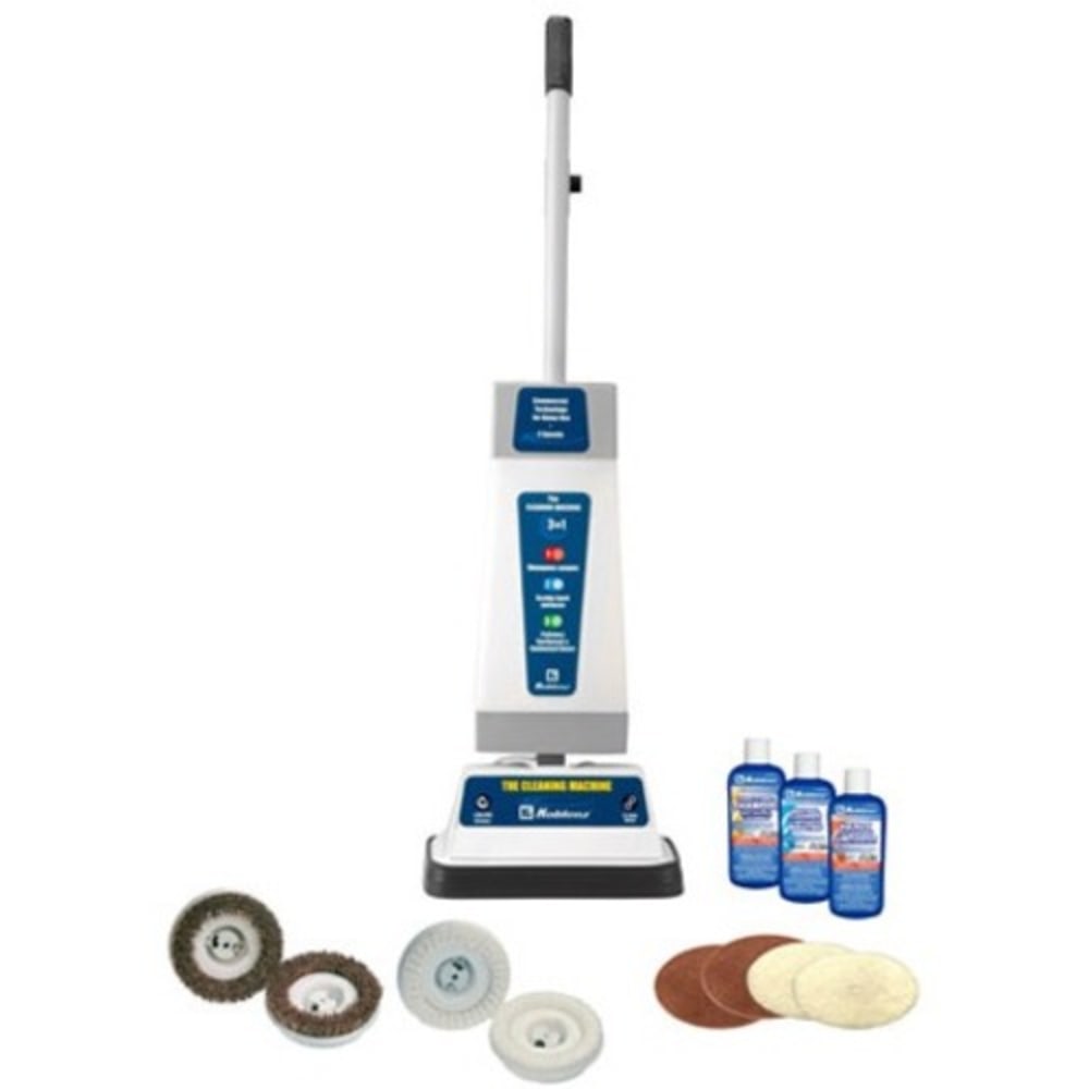 Koblenz P-820 B Upright Rotary Cleaner - 820.27 kW Motor - 3.70 quart Water Tank Capacity - Scrubbing Brush, Brush, Polishing Pad, Buffing Pad - Carpet - 4.20 A - Gray