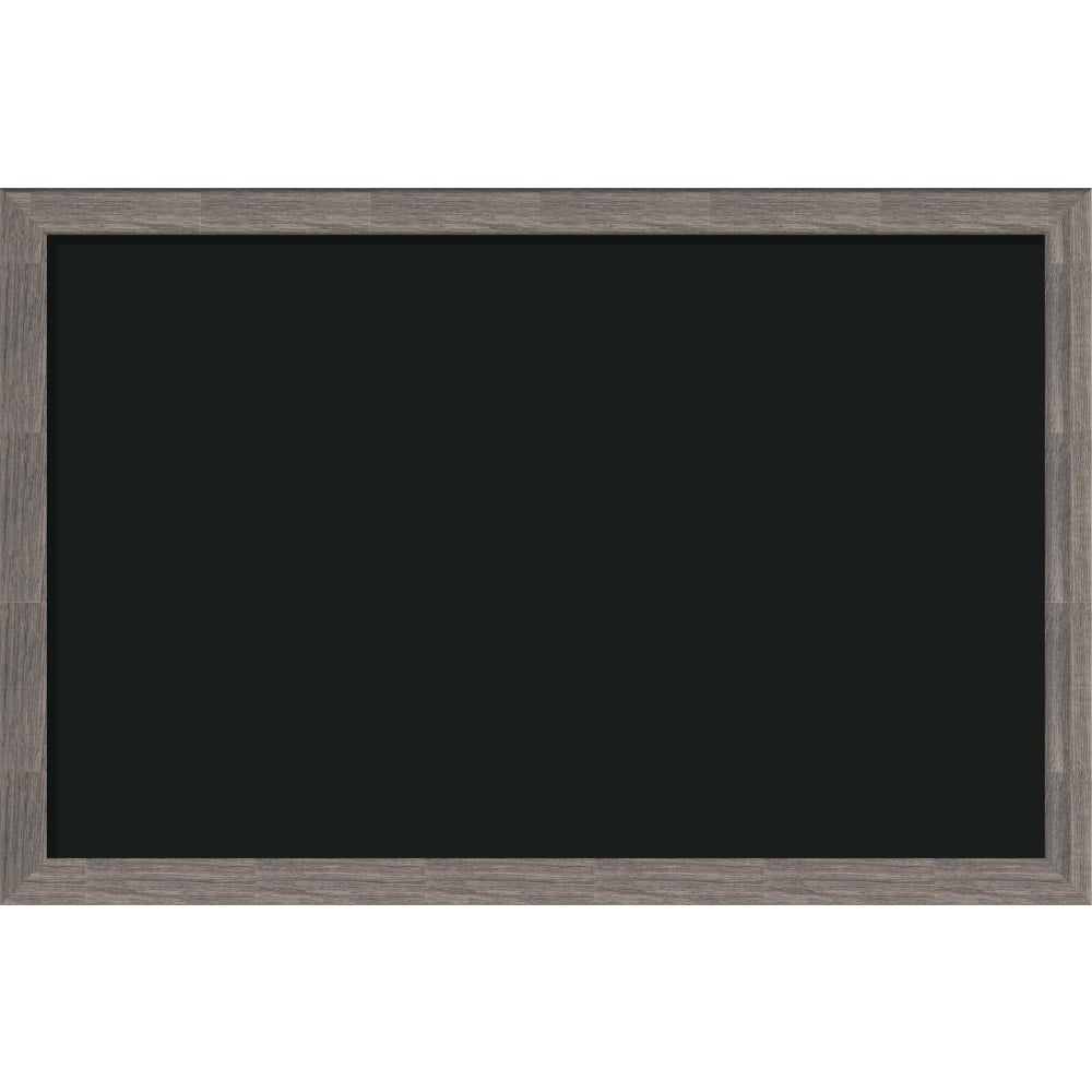 U Brands Magnetic Chalkboard, 47 X 35, Brown Rustic Wood Frame