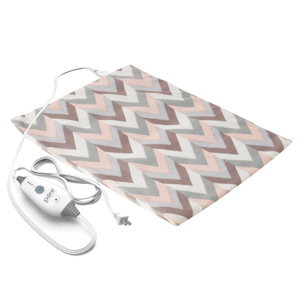 Pure Enrichment PureRelief Express Designer Series Heating Pad, 12in x 15in, Desert Herringbone