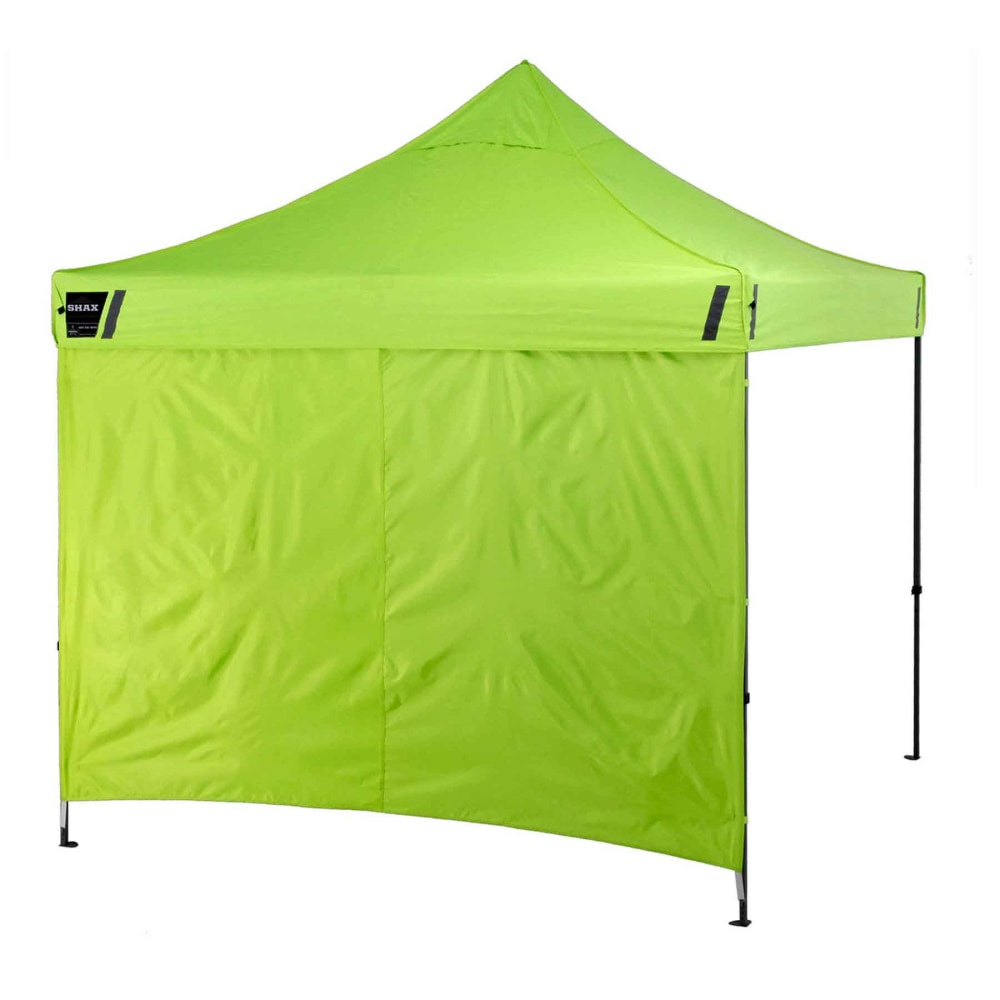 Ergodyne SHAX 6098 Pop-Up Tent Sidewall, 10ft x 10ft, Lime