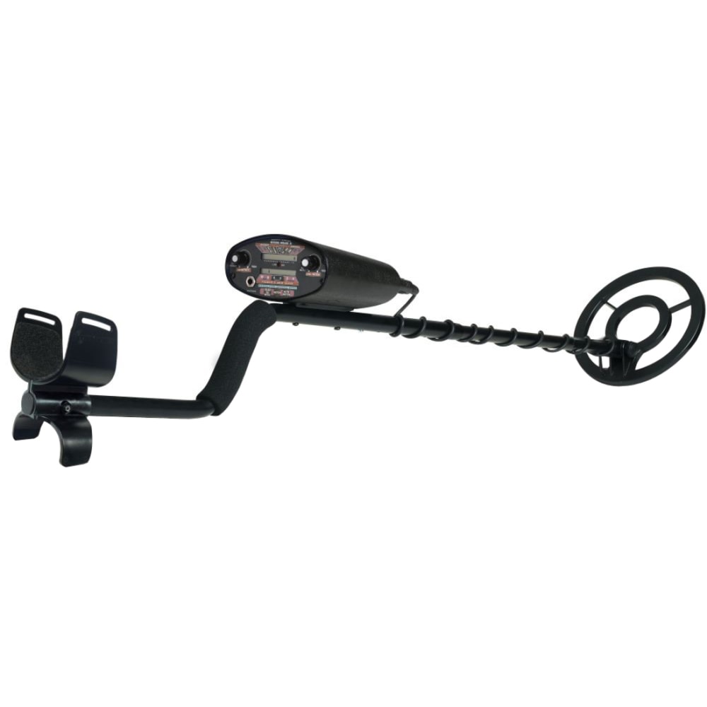 Bounty Hunter Quick Draw II Metal Detector - LCD Display - Metal - Long Handle