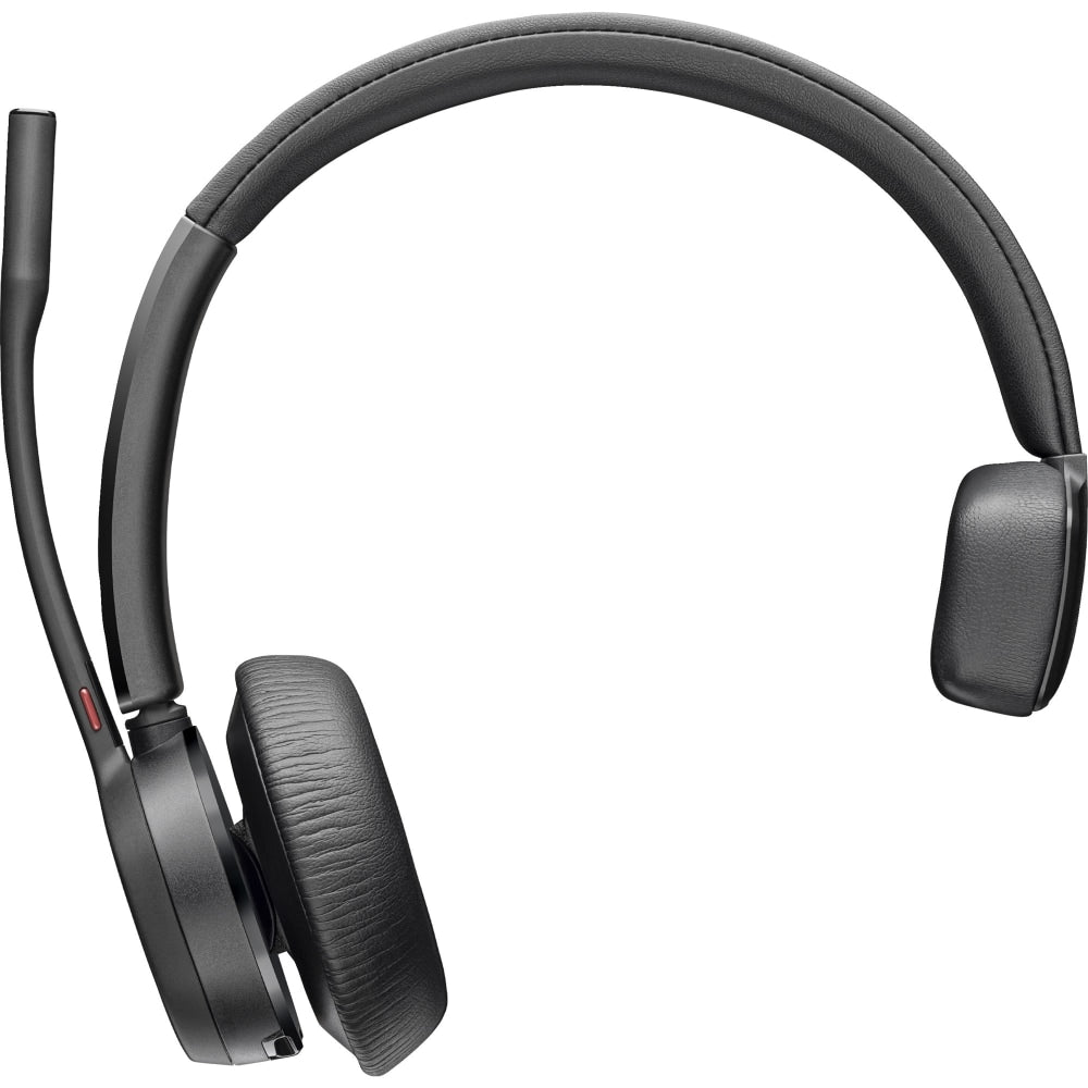 Poly Voyager 4310 USB-A Headset - Siri, Google Assistant - Mono - USB Type A - Wired/Wireless - Bluetooth - 298.6 ft - 20 Hz - 20 kHz - On-ear, Over-the-head - Monaural - Supra-aural - 4.92 ft Cable