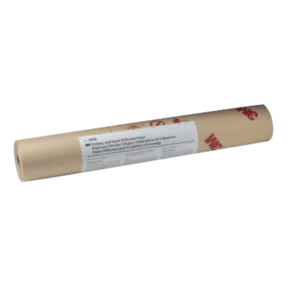 3M Welding & Spark Deflection Paper, 24 in X 150 ft, Flame-Retardant Paper, Brown