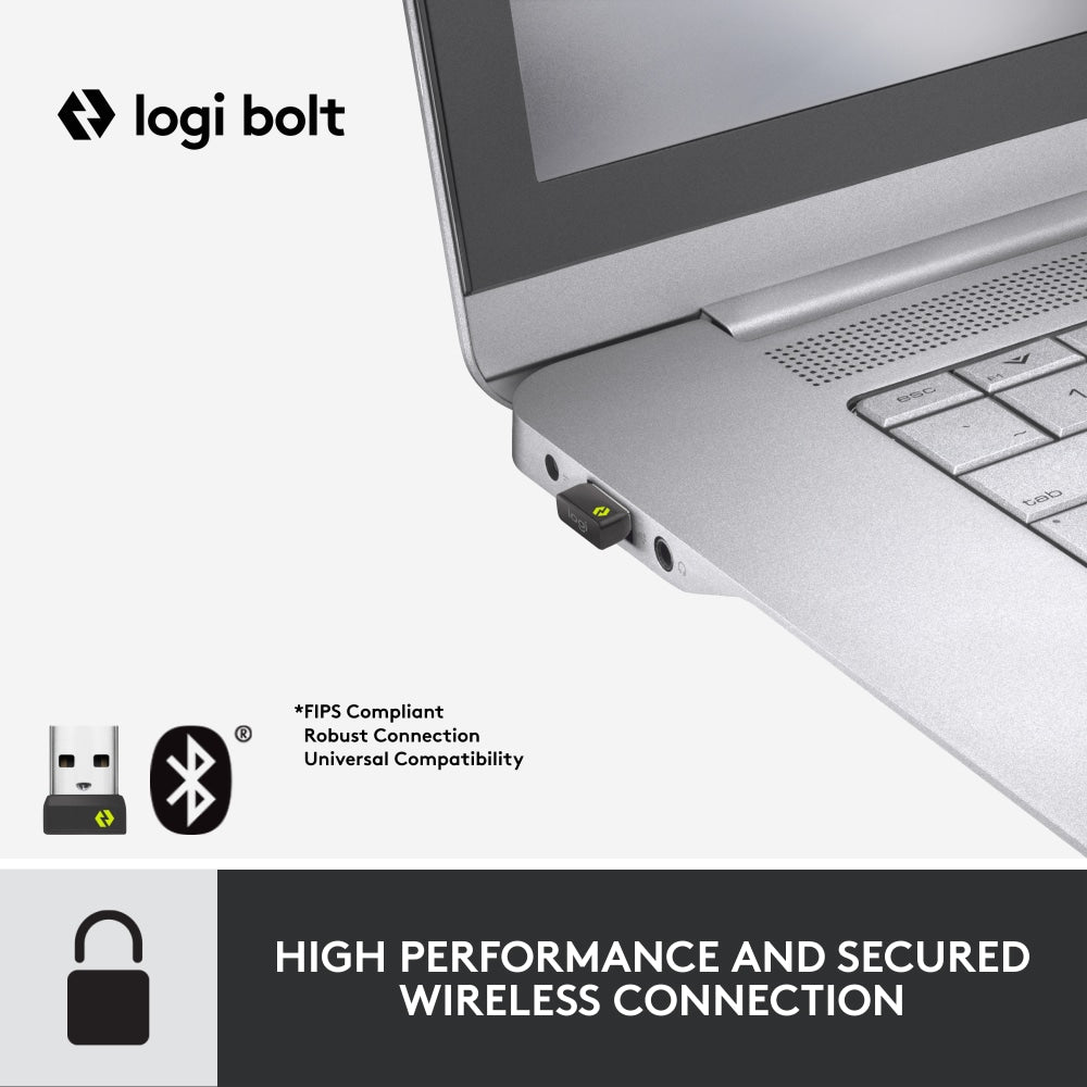 Logitech Signature MK650 Combo For Business Wireless Mouse and Keyboard Combo, Off White