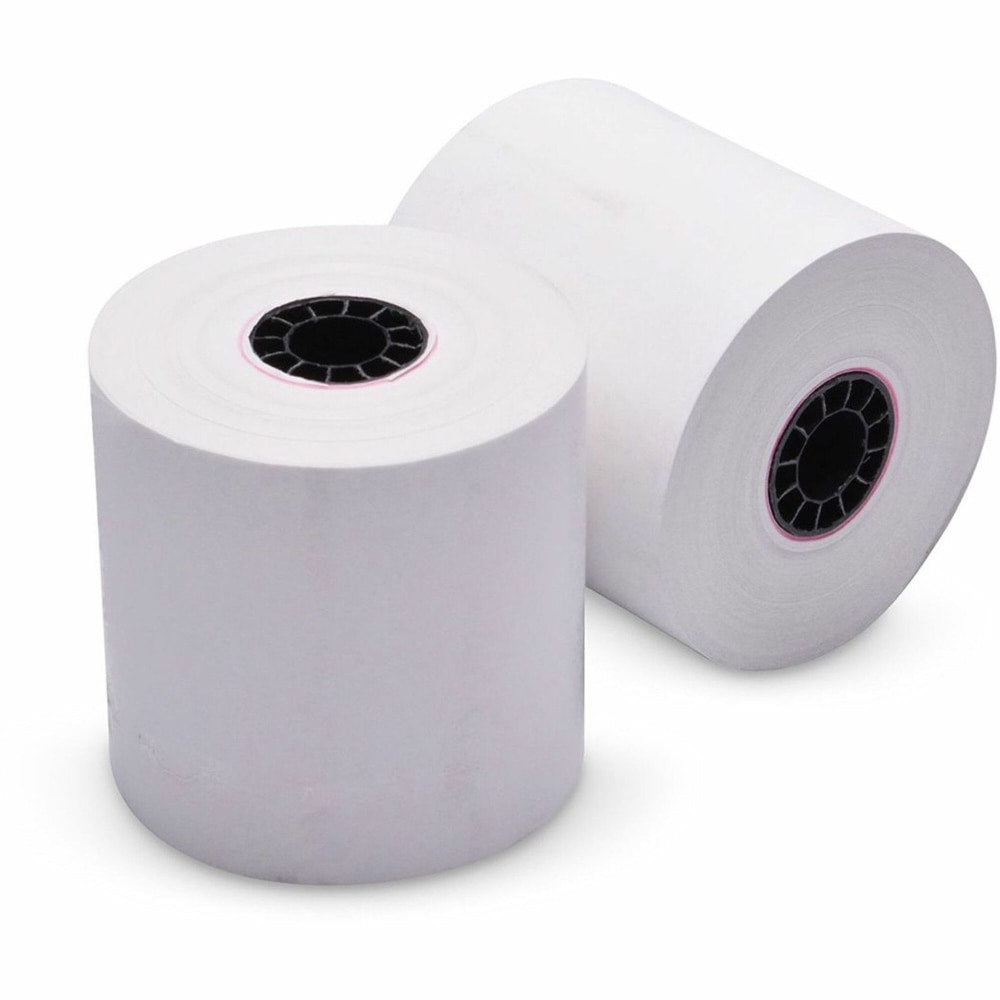 ICONEX NCR Paper Thermal POS Grade 165ft Register Rolls - 2 1/4in x 165 ft - Clear - 3 / Pack - White