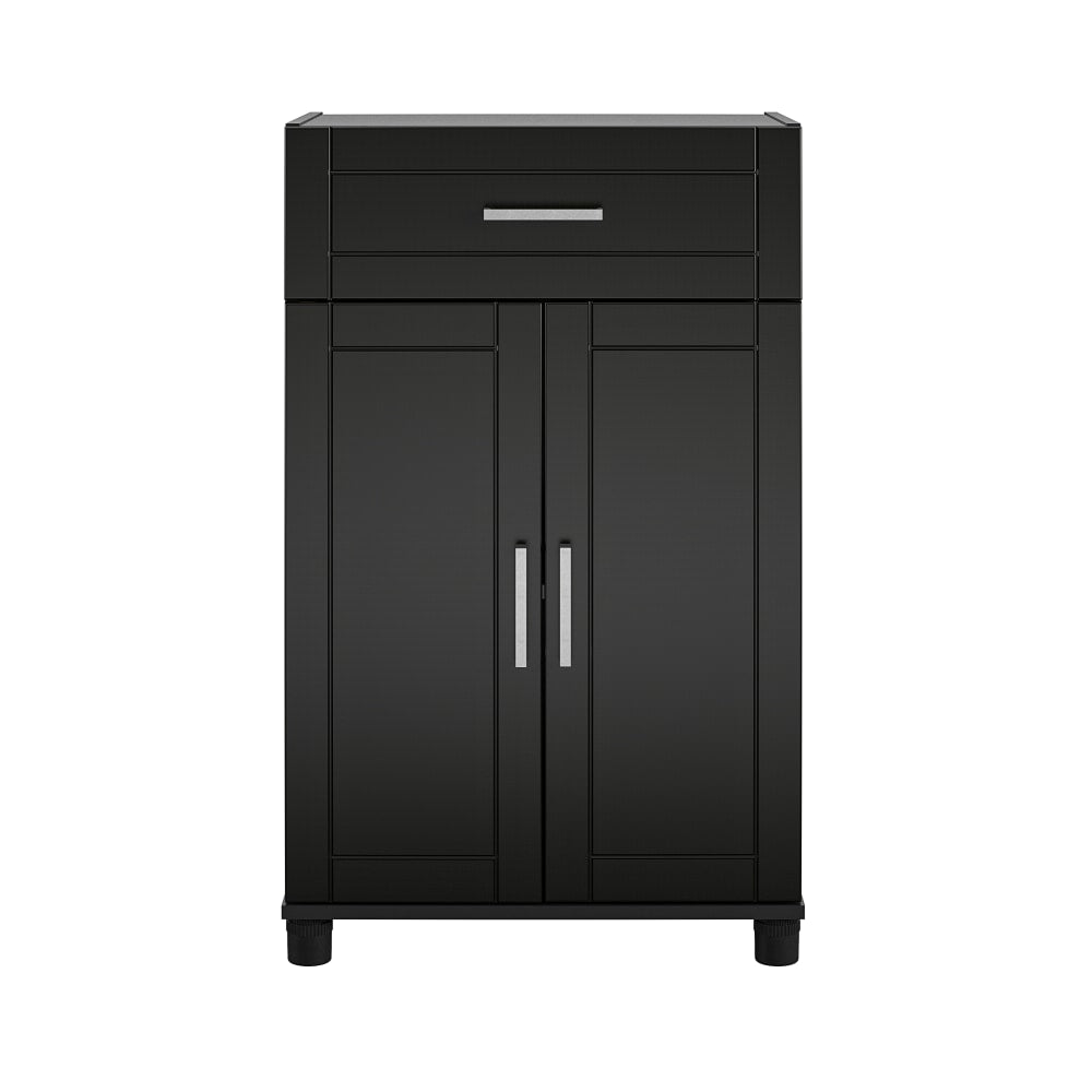 Ameriwood Home Callahan Base Storage Cabinet, 39-1/4inH x 23-1/2inW x 15-7/16inD, Black