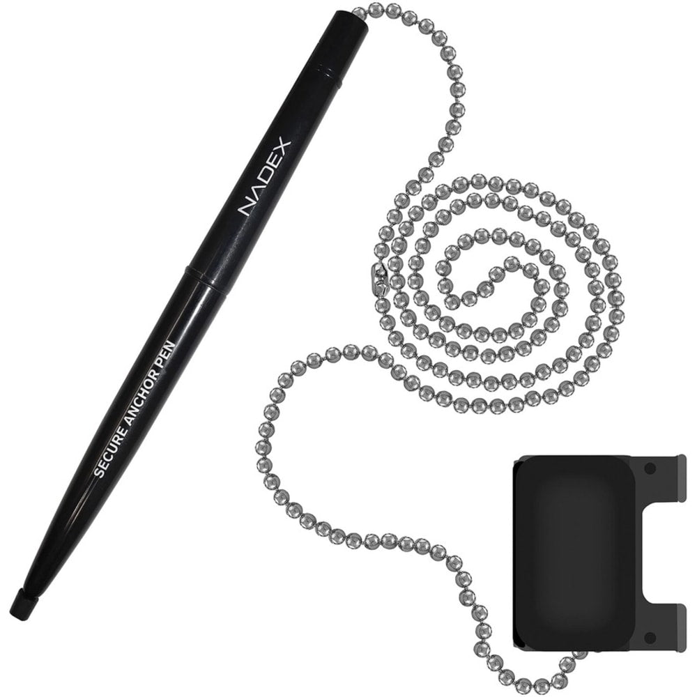 Nadex Coins Ball and Chain Security Pen Set (1 Pen) - Rubber - Black