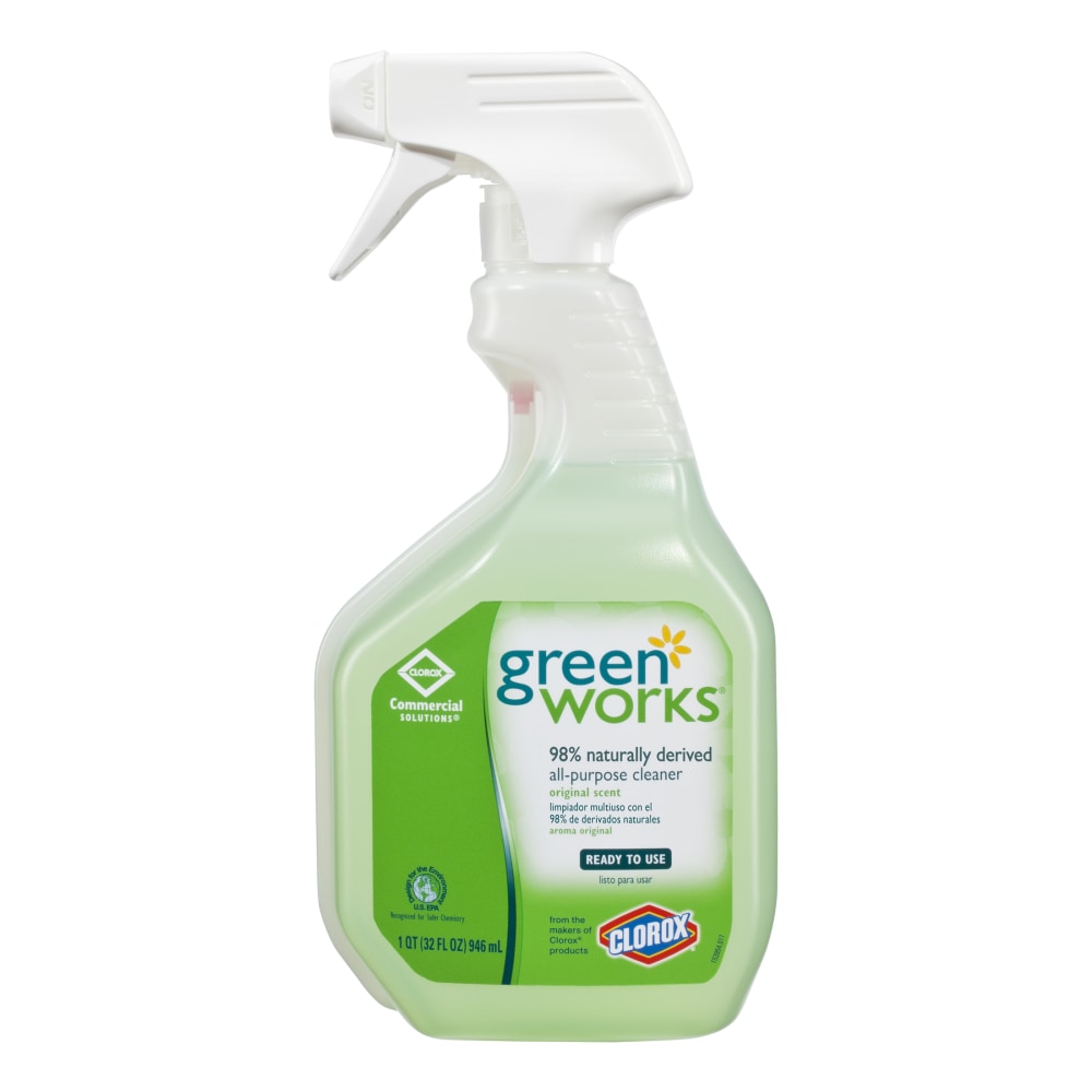 Green Works Natural All-Purpose Cleaner Spray, 32 Oz Bottle