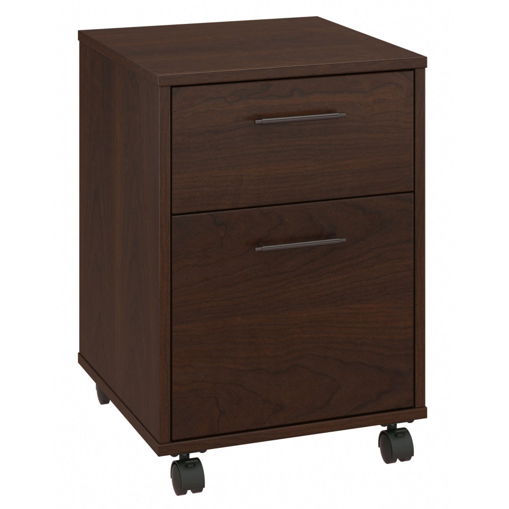 Bush Business Furniture Key West 15-3/4inD Vertical 2-Drawer Mobile File Cabinet, Bing Cherry, Delivery