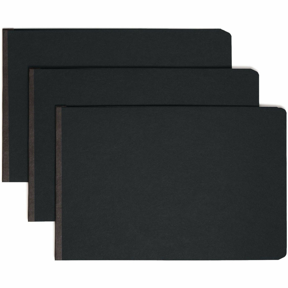 Smead Color Pressboard Binder Cover, 11in x 17in, 100% Recycled, Black