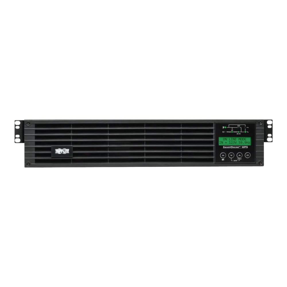 Tripp Lite UPS Smart Online 2000VA 1800W Extended Run 7Out LCD USB DB9 2URM - UPS (rack-mountable) - AC 100/110/115/120/127 V - 1.8 kW - 2000 VA - 1-phase - RS-232, USB - output connectors: 7 - 2U - 19in