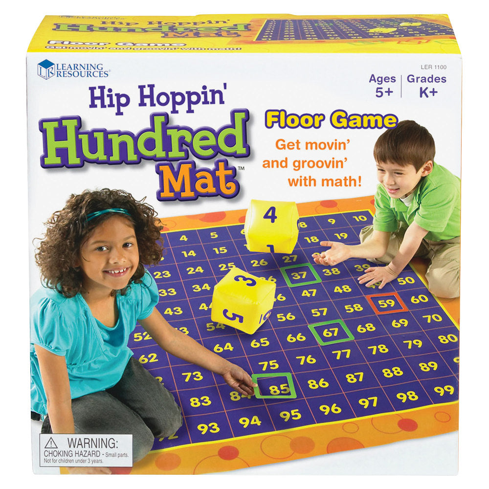 Learning Resources Hip Hoppin Hundred Mat, Kindergarten - Grade 2