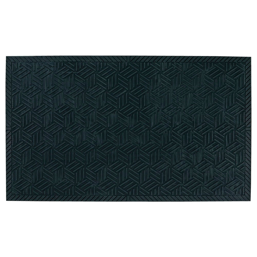 M+A Matting SuperScrape Plus Floor Mat, 48in x 72in, Black