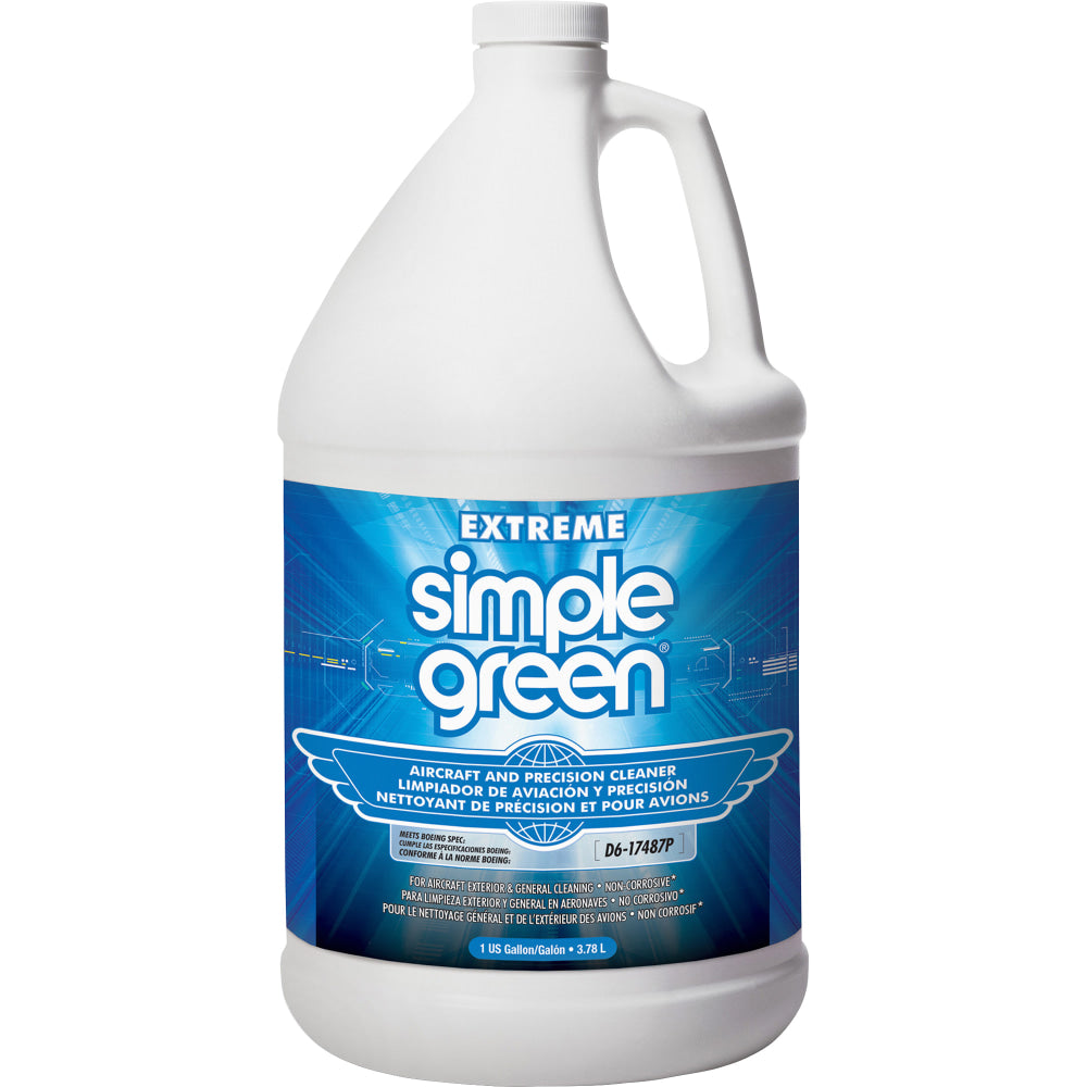 Simple Green Extreme Aircraft/Precision Cleaner - 1 gal - Unscented - 4 / Carton - Clear