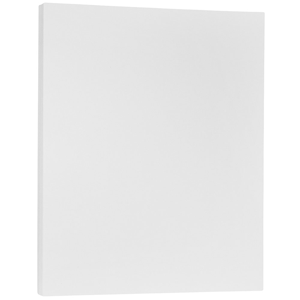 JAM Paper Letter Card Stock, Clear Translucent Vellum, Letter (8.5in x 11in), 17 Lb, Pack Of 100