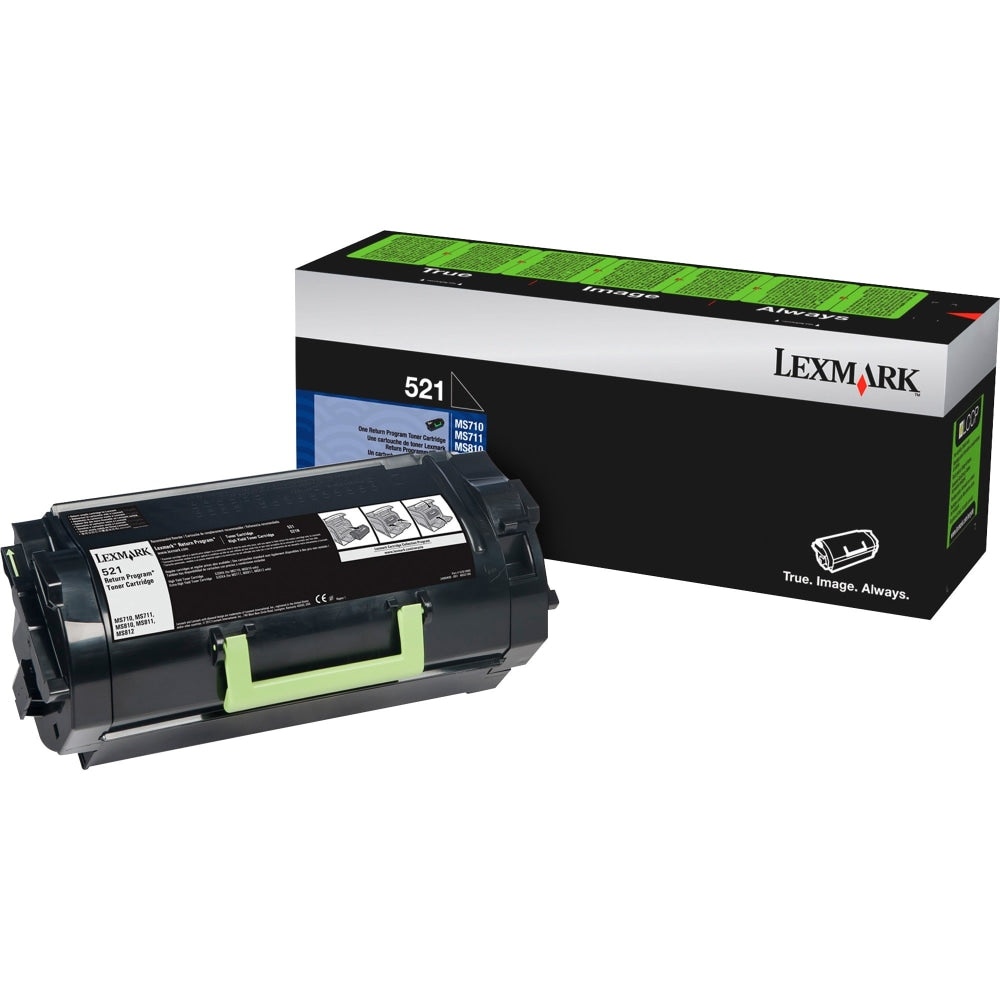 Lexmark 521 Black Return Program Toner Cartridge