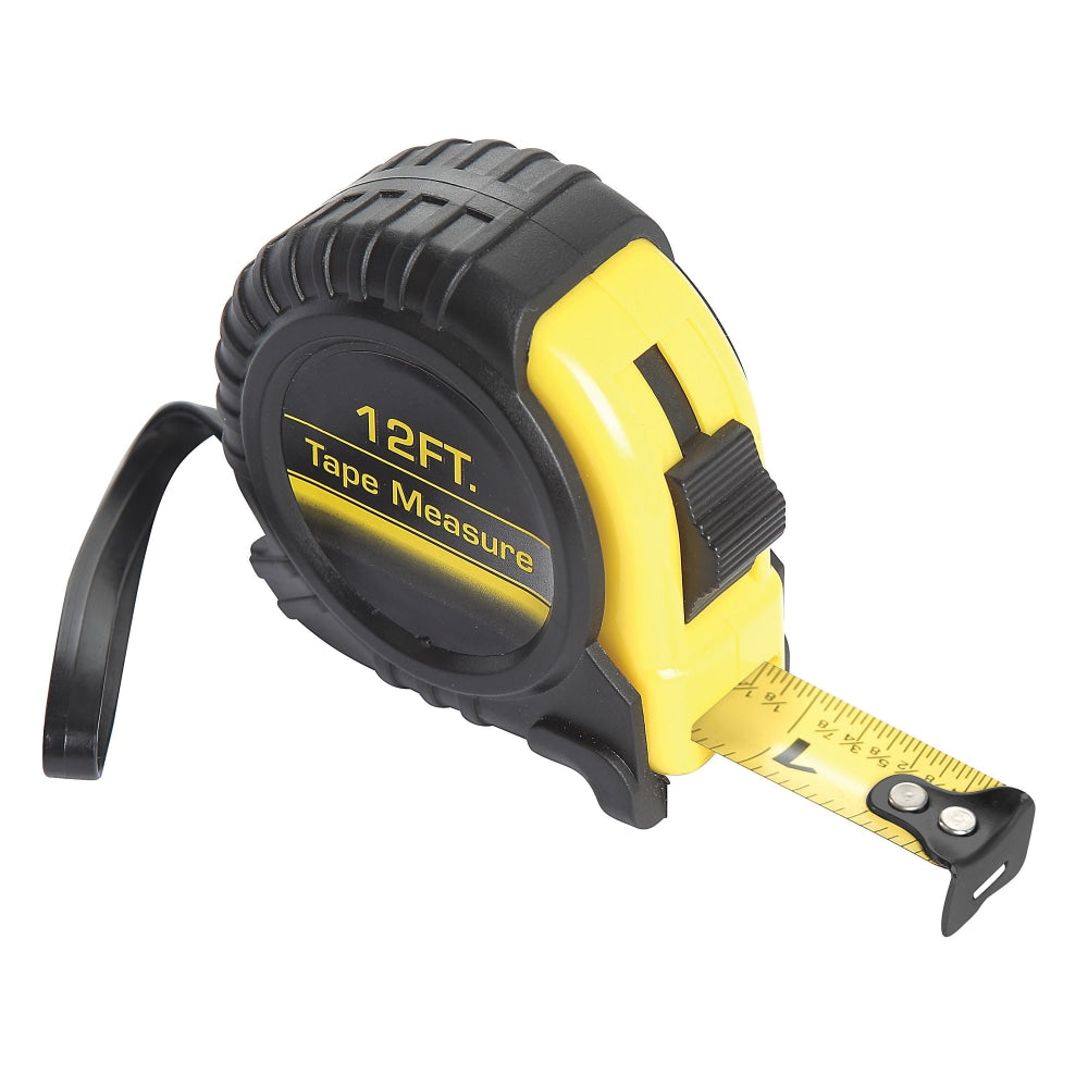 GreatStar Measuring Tape, 12ft, Black/Yellow